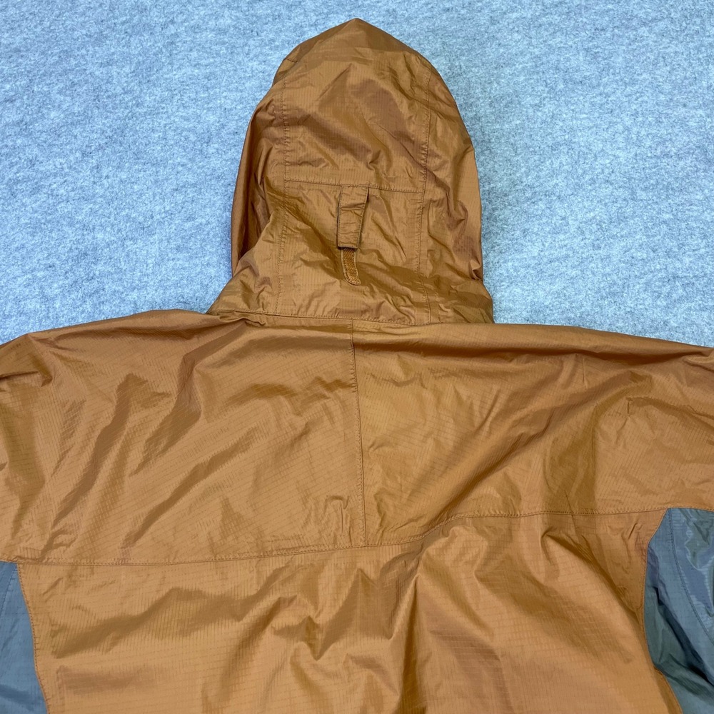 Marmot Mens PreCip Rain Jacket Large Orange Gray Waterproof Hooded Shell Vented - Picture 11 of 16